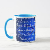 Mug 51:10 de psaume (Gauche)