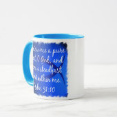 Mug 51:10 de psaume (Devant gauche)