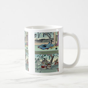 Mug 51 : Kogo aucun Tsubone ; 52 : Tomoe Gozen Ukiyoe