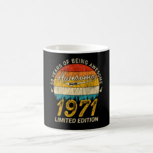 Mug 54 Ans 1971 Retro Magnifique 54e anniversaire Cade