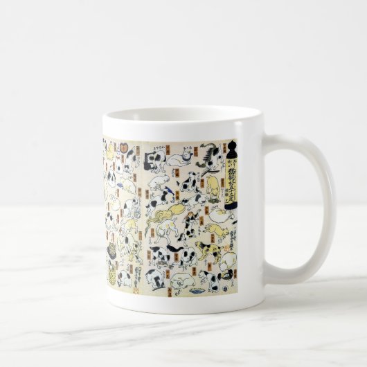 Mug 55 Cats representing the fifty-three stations (Droite)