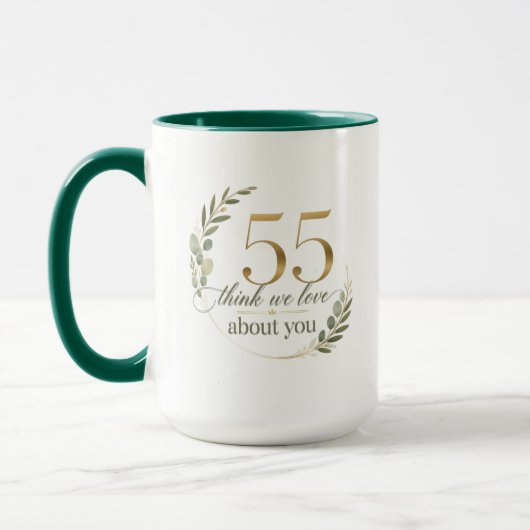 Mug 55 choses que nous aimons chez maman (Gauche)