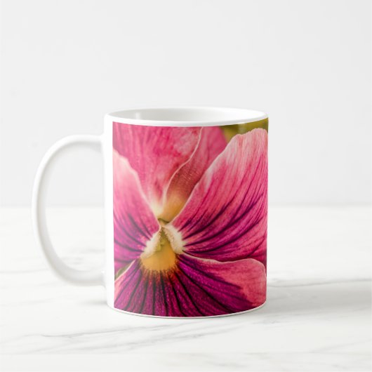 Mug 5880-Mug De Café Pansy Rouge (Gauche)