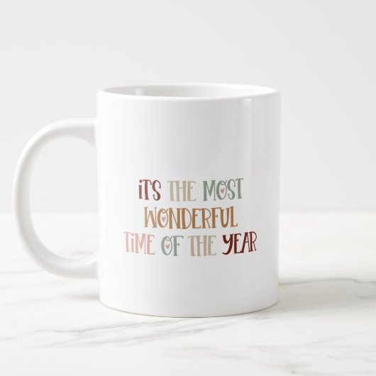 Mug (591 ml) - It's The Most Wonderful Time (Gauche)