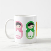 Mug 5 amoureux de Matryoshka (Gauche)