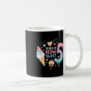 Mug 5 Ans D'Être Douce 5e Anniversaire Fille Crème de
