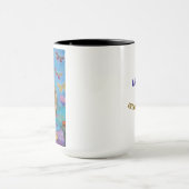 Mug 5 Ans NOM PERSONNALISÉ AA Papillons Fleurs (Centre)