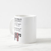 Mug 5 Choses que les libéraux ne comprendront jamais ( (Devant gauche)