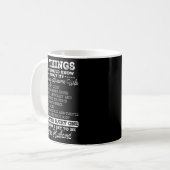 Mug 5 Choses Que Vous Devriez Savoir Sur Mon Freaking  (Devant gauche)