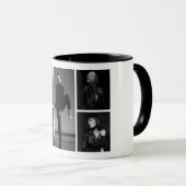 Mug 5 Collage photo modifiable (Devant droit)