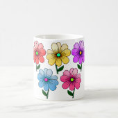 Mug 5 Fleurs de couleur (Centre)