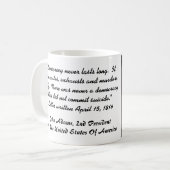 Mug #5 - La cession de la démocratie (Devant gauche)