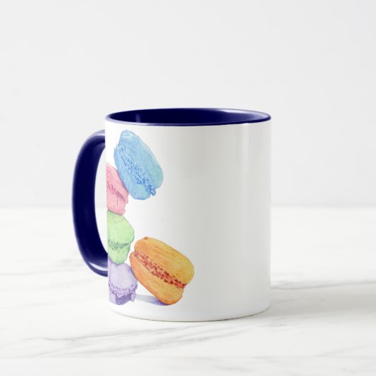 Mug 5 macarons (Devant gauche)