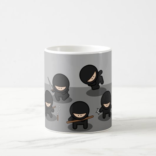 Mug 5 petits ninjas (Centre)