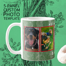 Mug 5-photo 2 textes personnalisez votre animal de com