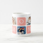 Mug 5 Photos "Maman" Moderne (Centre)