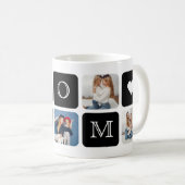 Mug 5 Photos Moderne "Maman" (Devant droit)