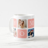 Mug 5 Photos Moderne "Maman" (Devant gauche)