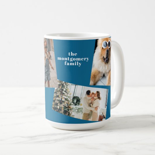 Mug 5 photos personnalisées (Devant droit)