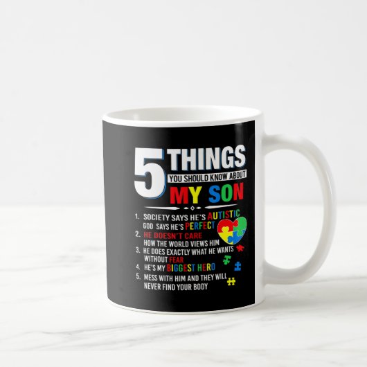 Mug 5 Things You Should Know About (Droite)