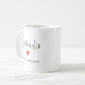 Mug 5e anniversaire – Cinq ans de nous (Devant gauche)