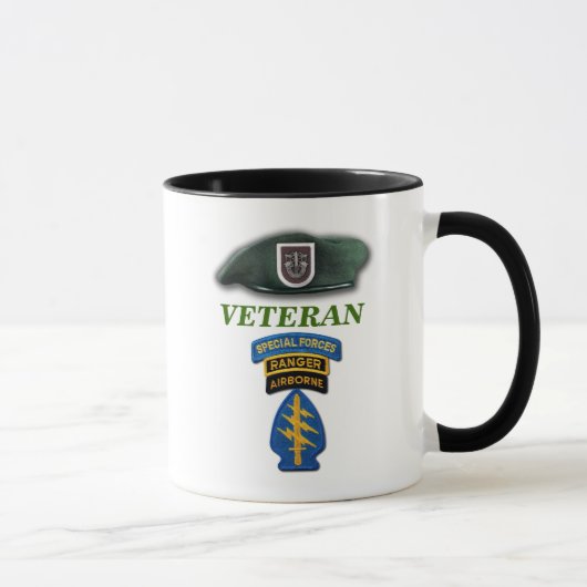 Mug 5e Bataillon des Berets verts des Forces spéciales (Droite)