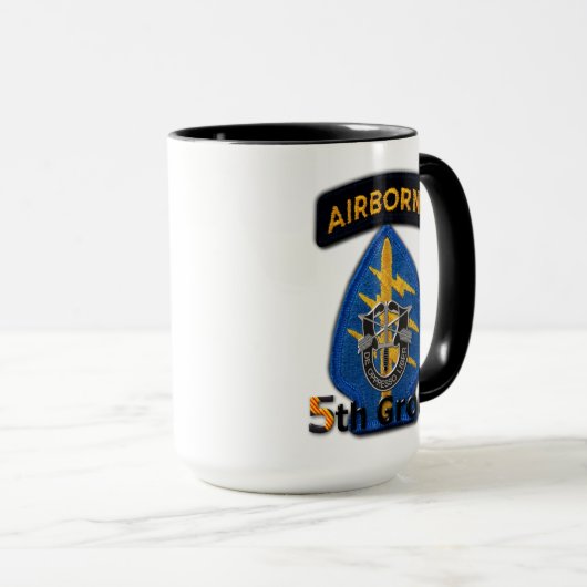 Mug 5e groupe des forces spéciales anciens combattants (Devant droit)