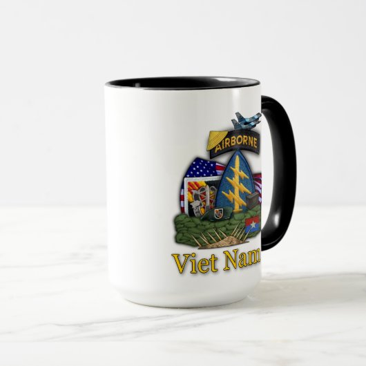 Mug 5e Groupe des forces spéciales Berets verts (Devant droit)