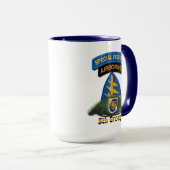 Mug 5e Groupe des forces spéciales Berets verts Vis SF (Devant droit)