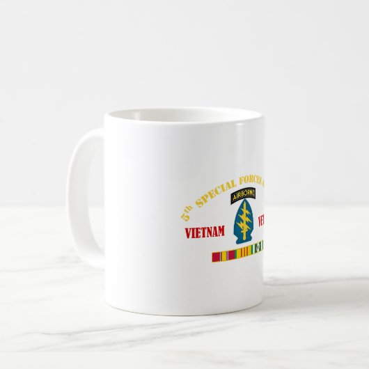 Mug 5e Groupe des Forces spéciales Viêt-nam Anciens co (Devant gauche)
