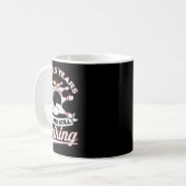 Mug 5e Mariage Anniversaire de bowling frappant 5 ans  (Devant gauche)