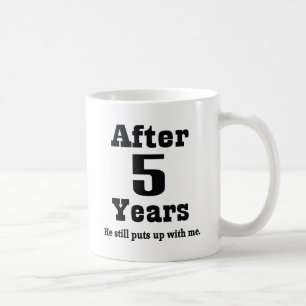 Mug 5ème Anniversaire (drôle)