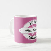 Mug 5ème Cadeau d'appréciation personnalisé par (Devant gauche)