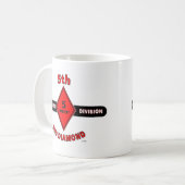 Mug 5ème DIVISION d'INFANTERIE (MÉCANISÉE) "DIAMANT (Devant gauche)