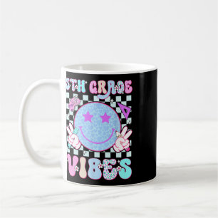 Mug 5ème Vibes de cinquième année Visage souriant Ck p