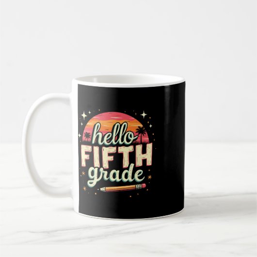 Mug 5th Grade Back To School Essentials  (Gauche)