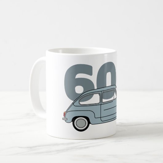 Mug 600 azul (Devant gauche)