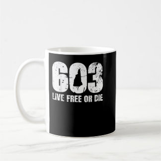 Mug 603 New Hampshire product - Live Free or Die