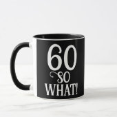 Mug 60 Alors, quelle Citation drôle 60e anniversaire N (Gauche)
