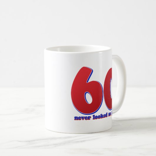 Mug 60 ans (Devant droit)
