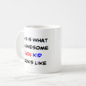Mug 60 ans, génial (Devant gauche)