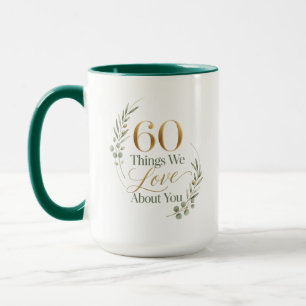 Mug 60 choses que nous aimons chez maman