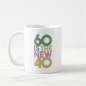 Mug 60 est le nouveau cadeau 40 - 60e anniversaire Ess (Gauche)