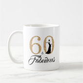 Mug 60 et anniversaire de parties scintillantes (Gauche)
