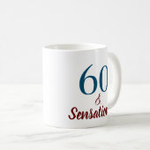 Mug 60 et anniversaire sensationnel (Devant droit)