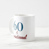 Mug 60 et anniversaire sensationnel (Devant gauche)