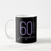 Mug 60 et fabuleux 60e anniversaire cadeau (Gauche)