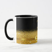 Mug 60 fabuleux nom d'arc en or noir (Gauche)