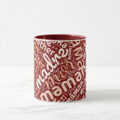 Mug 60 mots pour 'Mère' dans différentes langues (Centre)