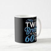 Mug 60E Année De Naissance Des Frères Jumeaux (Devant droit)